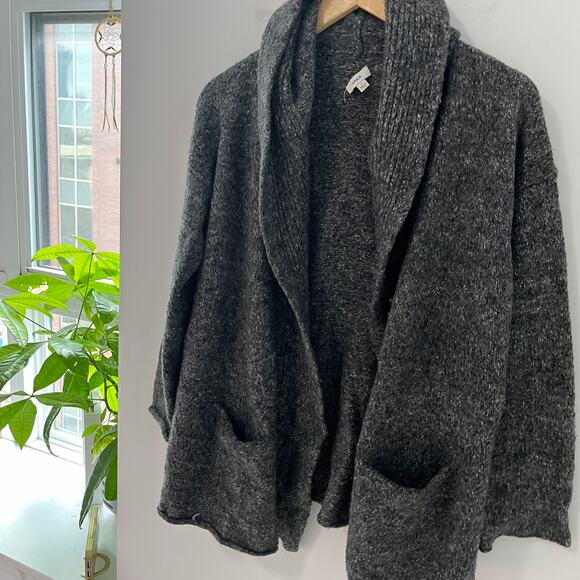 Vince Gray Wool Cardigan Sweater Size XS - Picture 5 of 5